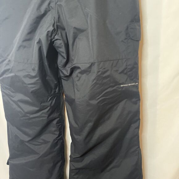 Columbia Snow Pants Youth 14/16 Black Insulated Omni-Shield Ski Snowboard - Picture 7 of 7